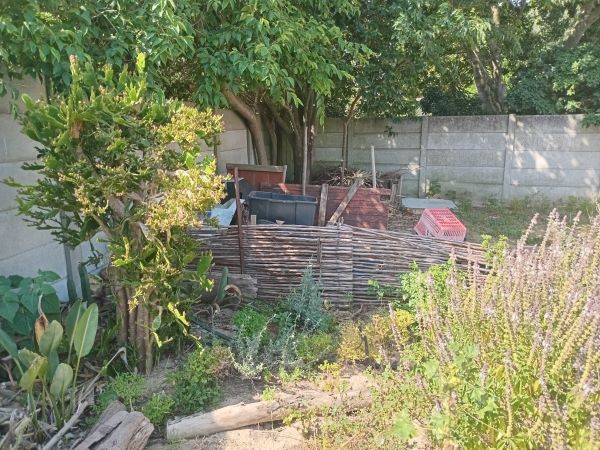 screened compost area