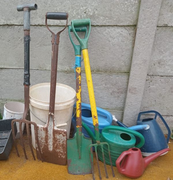 garden tools need storage